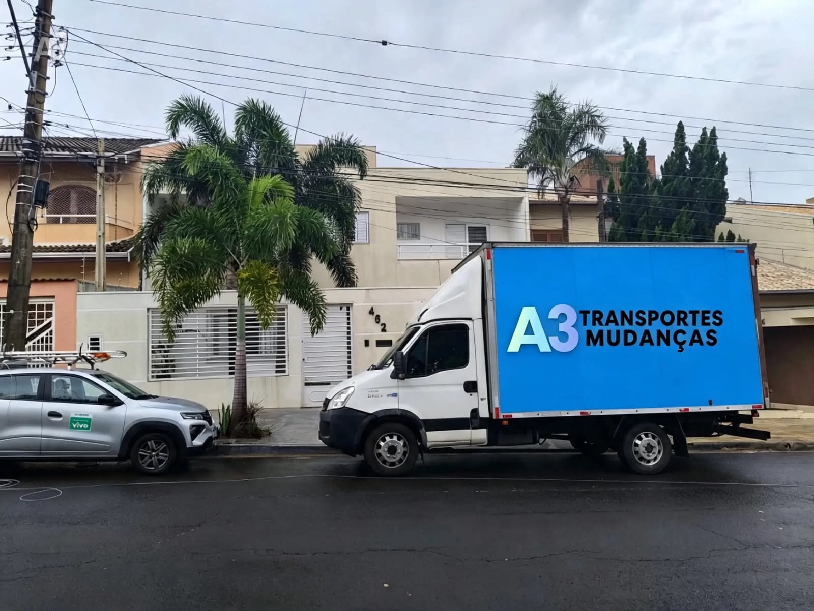 Caminhão A3 Transportes Mudanças residencial São Paulo